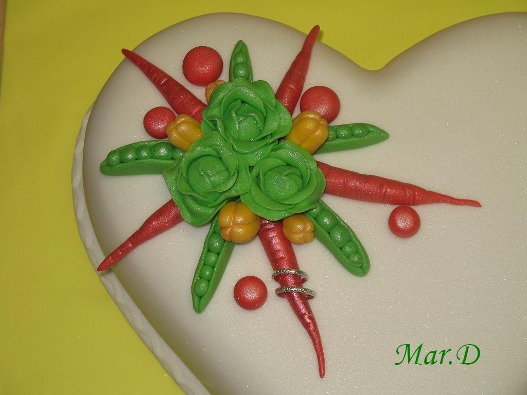 Vegetariánský dort - detail